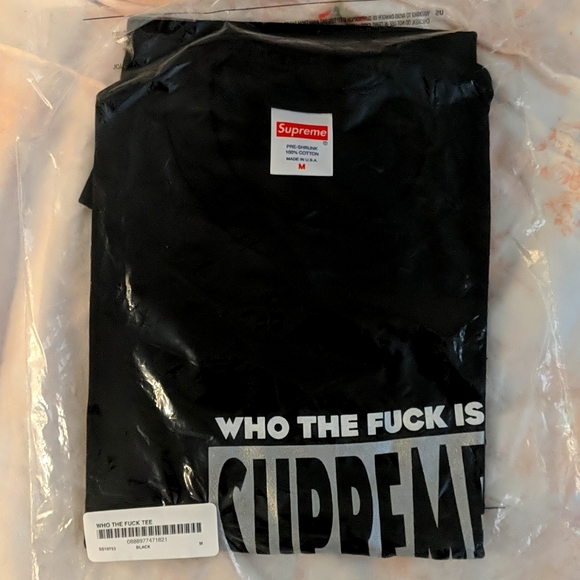 Supreme who the fuck tee - Picture 1 of 3
